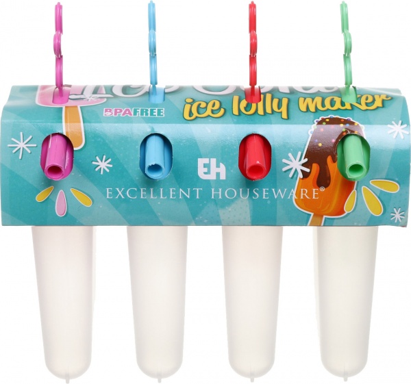 Формы для мороженого 145x78x170 мм 4 шт.