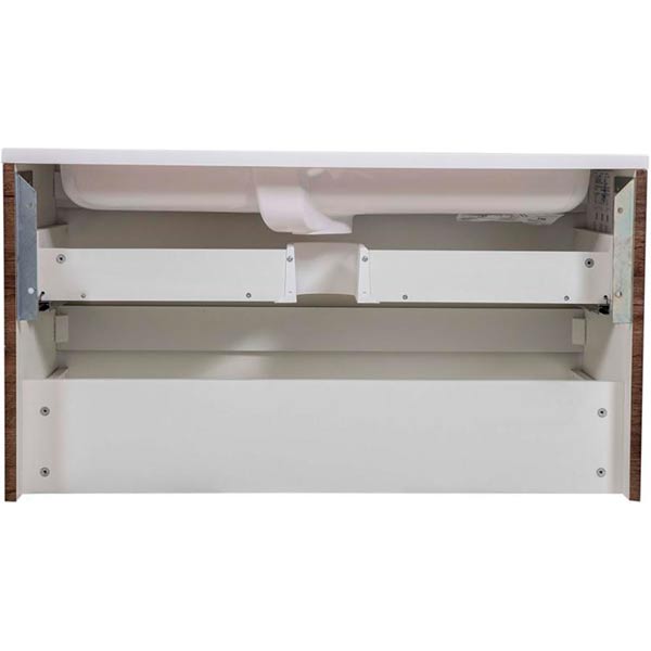 Тумба підвісна Aqua Rodos Акцент с умывальником Альфа 100 см