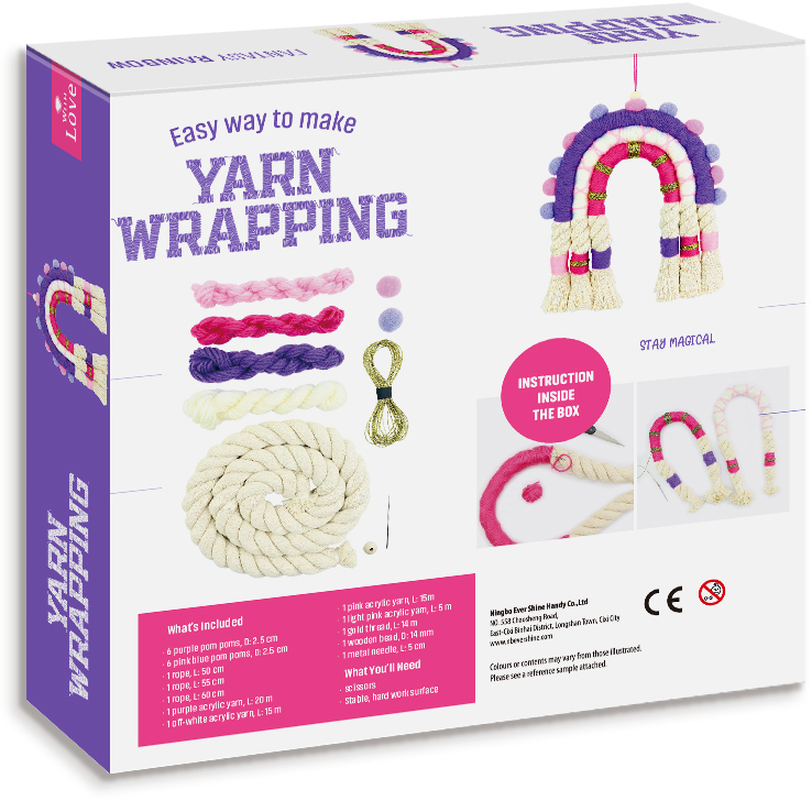 Набор для творчества Mebo Мотанка из пряжи Радуга 1021-02