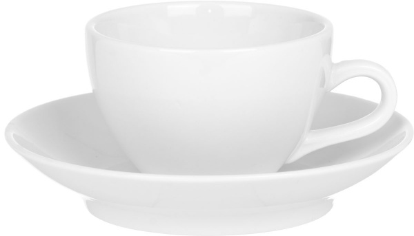 Чашка с блюдцем Horeca Columbia 200 мл (F2119+F1982) Alt Porcelain