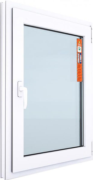 Окно поворотно-откидное DECCO 60 900x1400 мм правое