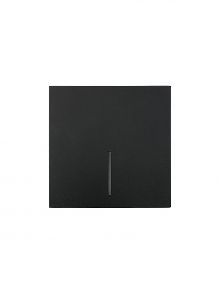Механізм вимикача одноклавішний HausMark Juna з підсвіткою чорний матовий 7041-1788U2-111QC