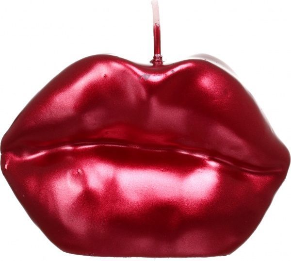 Свеча декоративная Губы, красная Pako-If