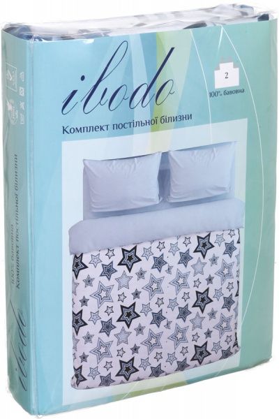 Комплект постельного белья Fashion stars 2.0 голубой Ibodo 