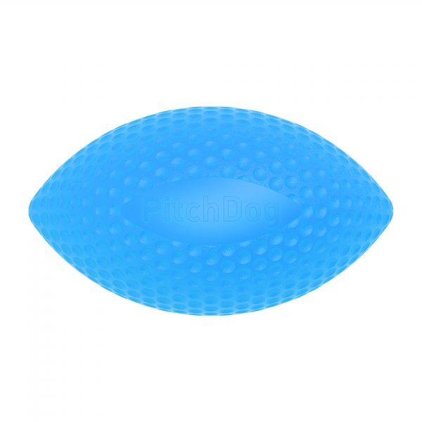 Игрушка для собак PitchDog мяч для апортировки d 9 см голубой