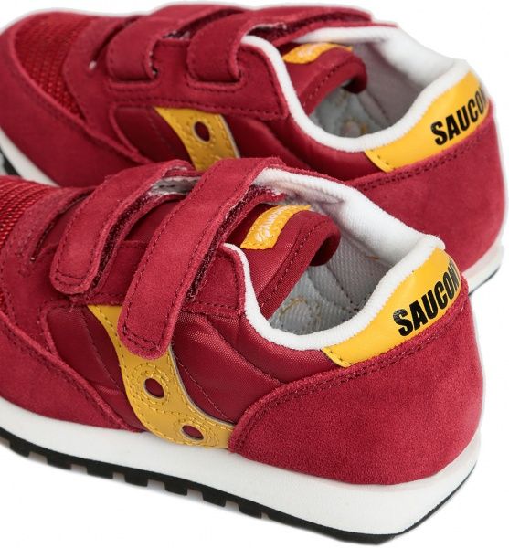 Кроссовки Saucony JAZZ ORIGINAL VINTAGE HL SK262123 р.US 2 бордовый с желтым