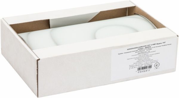 Світильник настінний Nowodvorski Kameleon 3 1x100 Вт E27 білий матовий 1437 