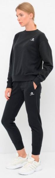 Джемпер Converse EMBROIDERED STAR CHEVRON CREW FT BLACK 10019441-001 р. XL черный