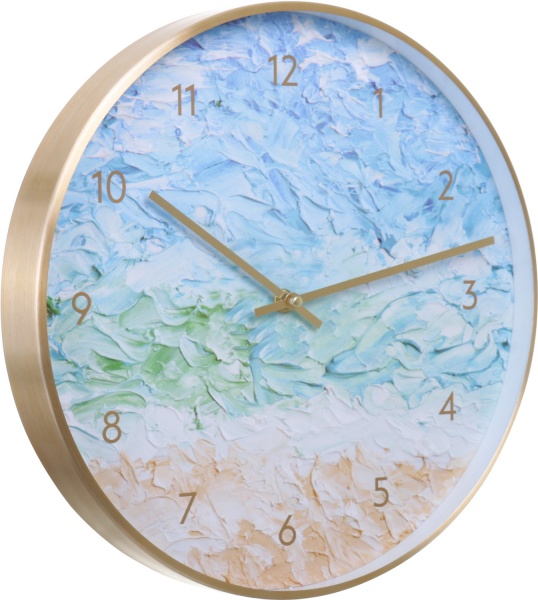 Часы настенные Sea голубой d33,4 см O52094 Optima