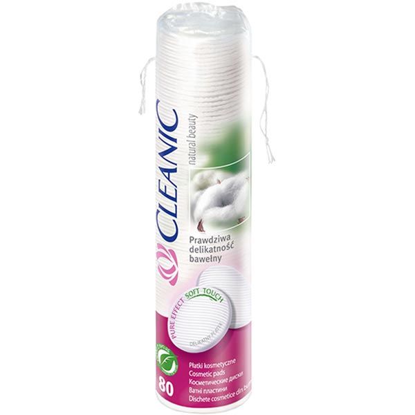 Ватні диски Cleanic pure effect soft touch 80 шт.