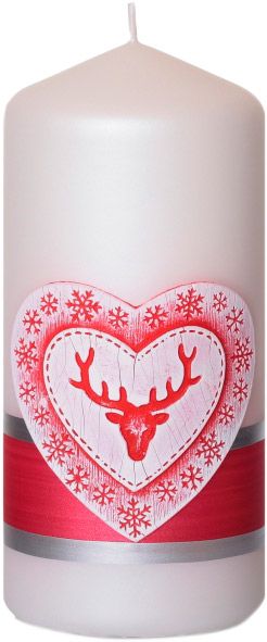 Свічка Різдво 13 см Асортимент Bartek Candles