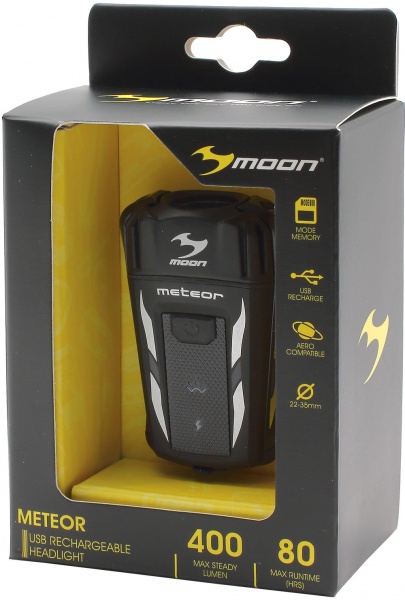 Фонарь велосипедный Moon 220743-BK передний