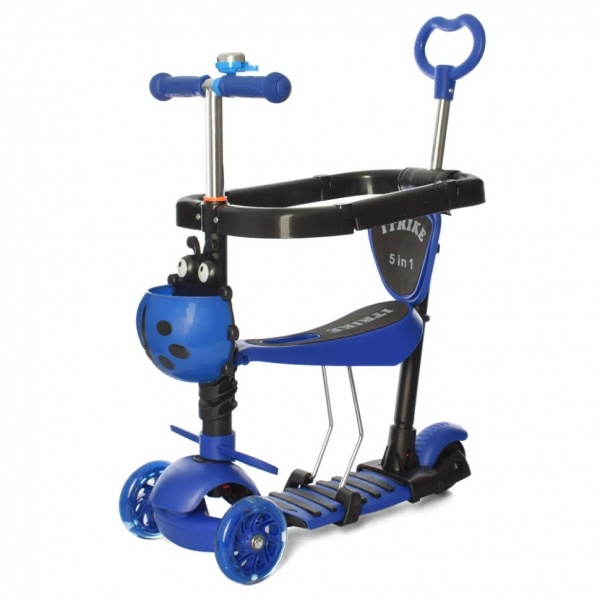 Самокат-трансформер iTrike MAXI 5в1 в асортименті JR3-027-BL 
