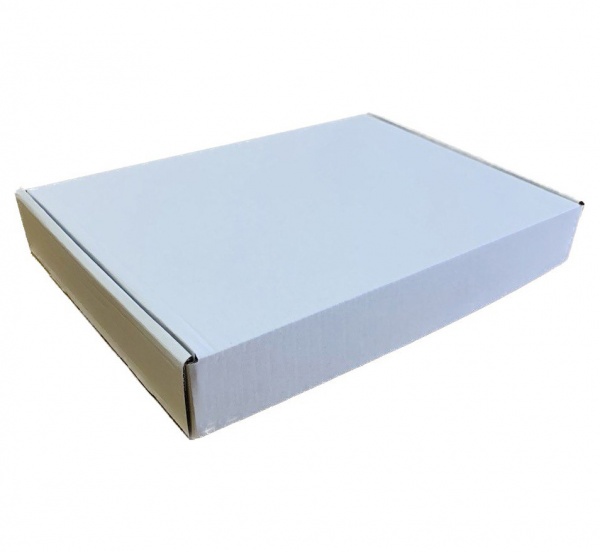 Гофроящик самозбірний Т22 білий 340x240x50 мм