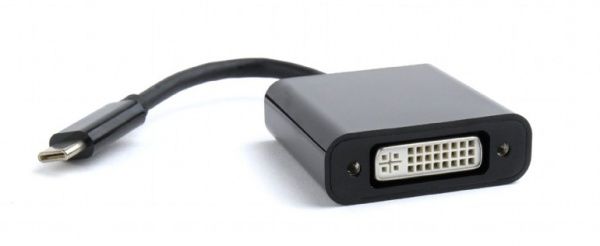 Адаптер Cablexpert 0,15 м черный (A-CM-DVIF-01) USB Type-C на DVI 