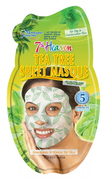 Маска тканинна для обличчя 7th Heaven Чайне дерево 16 г 1 шт.