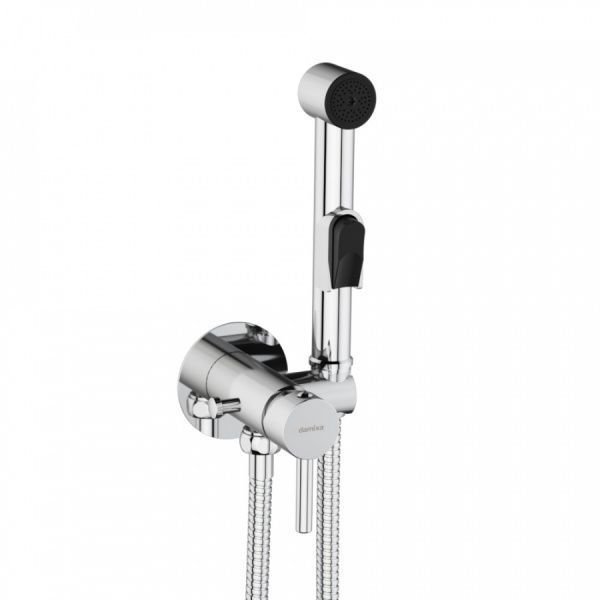 Змішувач Damixa Option 211000000 з гігієнічним душем і утримувачем