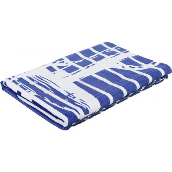 Полотенце пляжное Anchor 70x140 см белый с синим 