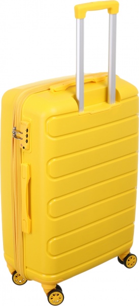 Чемодан 66 л желтый XY22100 60х42х26 ABS 