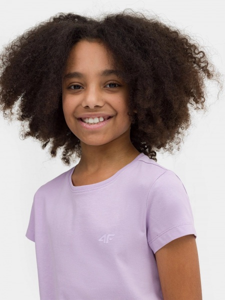 Футболка 4F 4FJSS23TTSHF279-52S р.122 фиолетовый