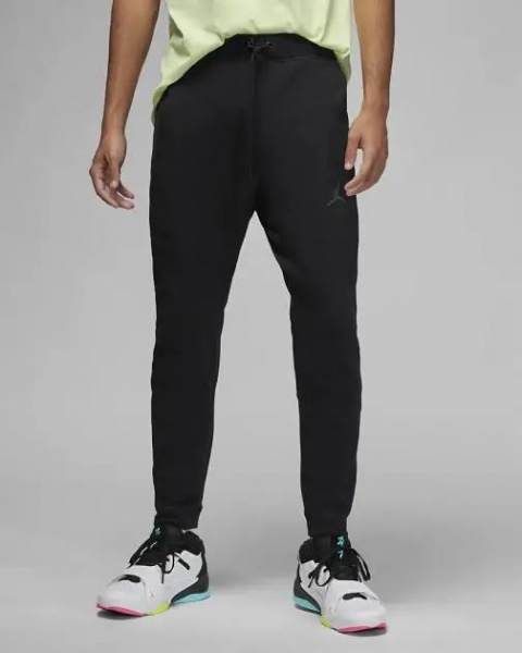 Брюки Nike M J DF SPRT STMT AIR FLC PANT DV9785-010 р. S черный