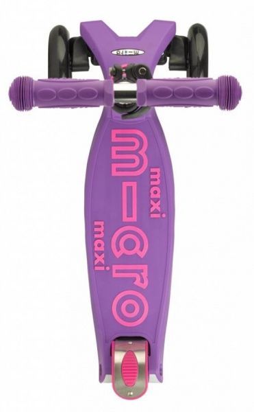 Самокат Micro Mobillity Systems Maxi Micro deluxe purple LED сиреневый ММD066 
