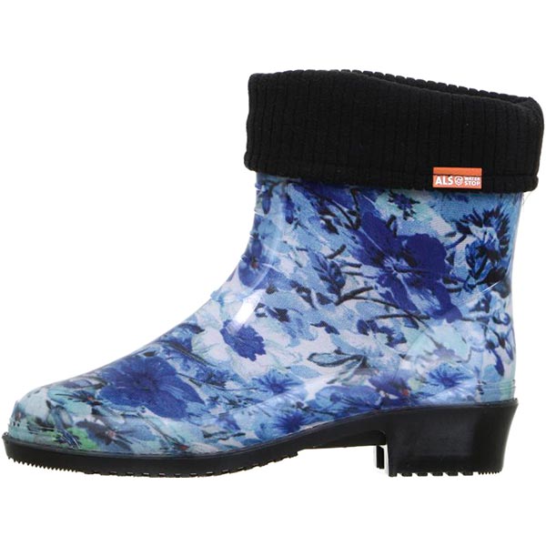 Полусапоги Alisa Line Цветы р.38 синий