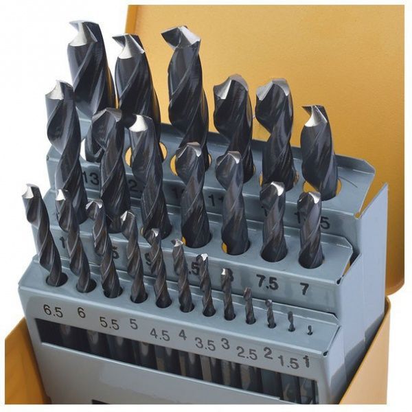 Набор сверл по металлу Tolsen 1-13 мм 25 шт. 75082