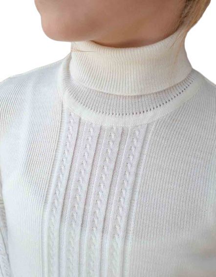 Гольф Pretty р.128 молочный 008 