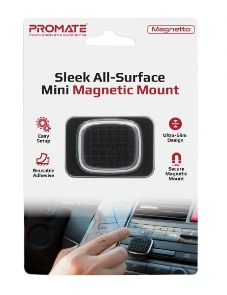 Тримач магнітний Promate Magnetto сріблястий