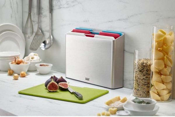 Набір дощок обробних Folio 7,6x26,2x35,7 см 4 шт. сріблястий Joseph Joseph