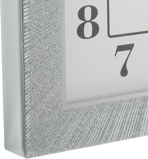 Часы настенные Луч 40x5x40 см серебристый