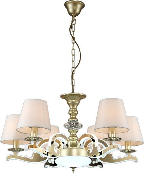 Люстра подвесная Altalusse с LED-подсветкой (54 Вт) 6x40 Вт E14 золото INL-9400P-06 Gold 