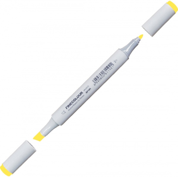 Маркер спиртовой FINECOLOUR Junior EF101-225 кислотный желтый 
