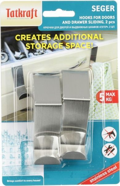 Крючок на двери Tatkraft Seger 2 шт. 20061