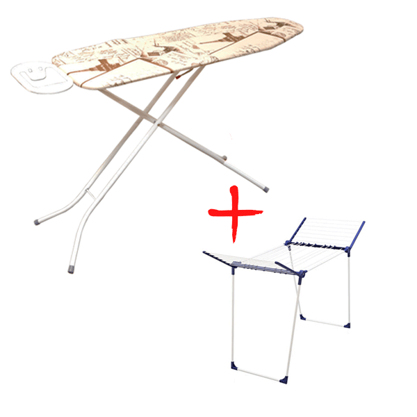 Гладильная доска 120х38 см + Сушилка для белья 15 м