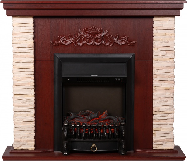 Камінокомплект ASTRA FLAME Леон cream+HORTON BLACK