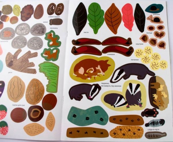 Книга «Моя книга природы: Животные леса» 978-617-09-4104-6