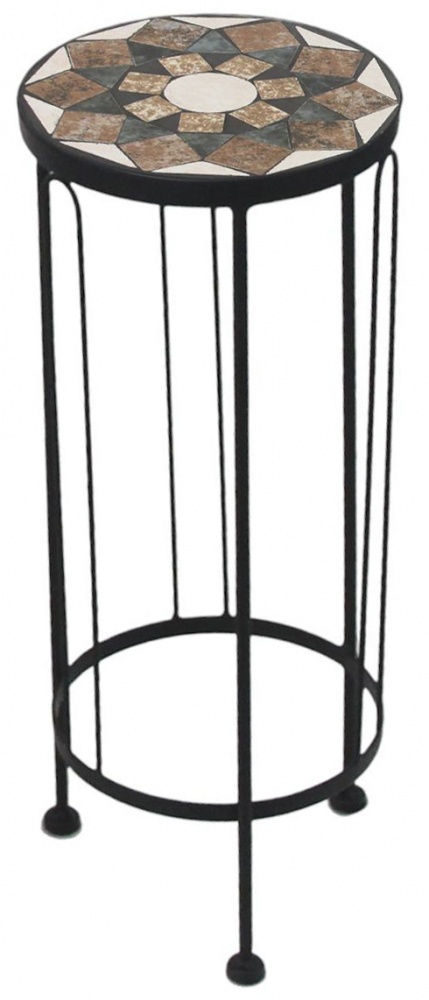 Подставка для цветов одинарная металл мозаика круг M JF232245-1-2 250x580 см коричневый