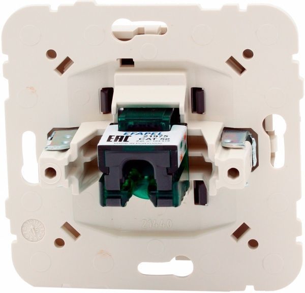 Розетка комп’ютерна Efapel Logus RJ45 5e слонова кістка