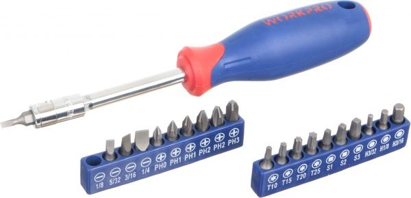 Набор головок и бит 1/4 