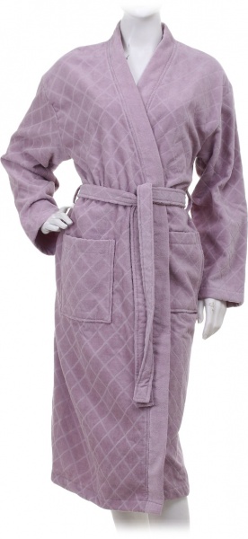 Халат домашній жіночий Durutex Velour р. L світло-бузковий