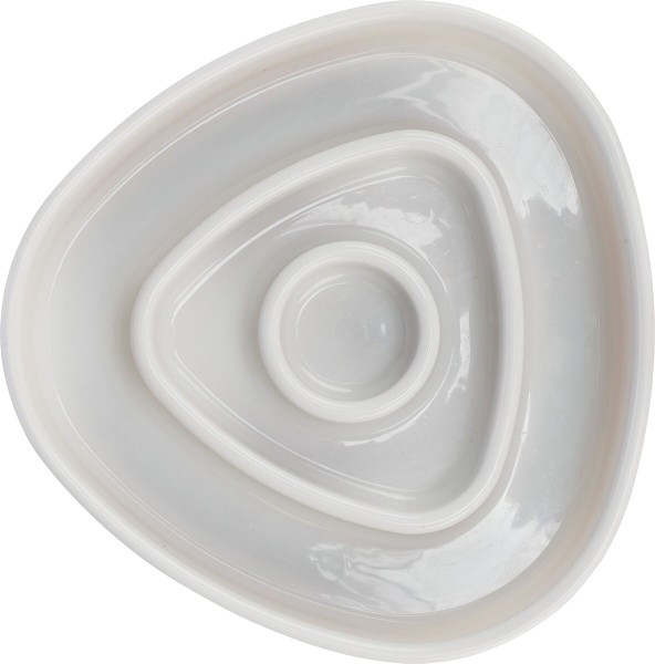 Миска Trixie для собак медленное кормление серая пластик/термопластная резина 0.35 л 15x15 см (25191)