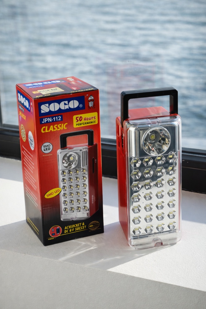 Фонарь светодиодный SOGO LED GL-6750 (1x24LED) 6V 4000mAh 1900 Lm красный