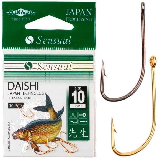 Крючок Mikado black nickel №4/0 10 шт. Sensual Daishi