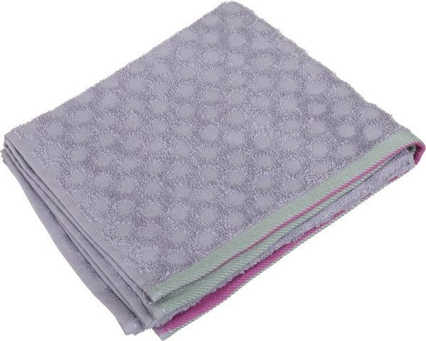 Полотенце с бордюром 50x90 см серый Saffran 