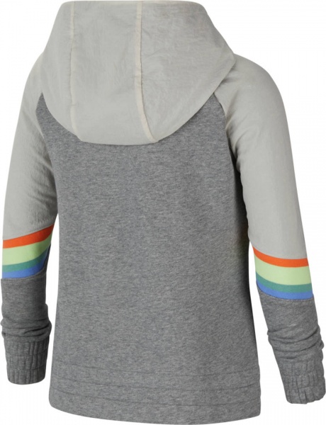 Джемпер Nike G NSW HERITAGE FZ HOODIE CU8293-091 р. M серый