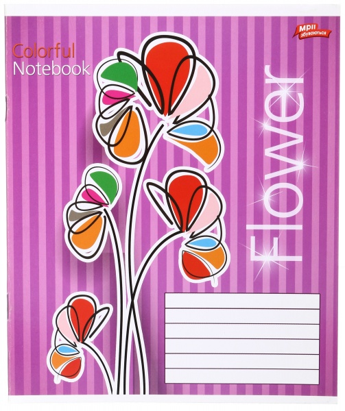 Тетрадь школьная 18 листов в линейку в ассортименте Мечты сбываются