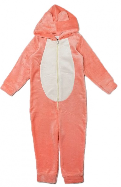 Кігурумі-піжама для дівчаток Маленькие люди персиковий з молочним животиком р.122–128 персиковий 