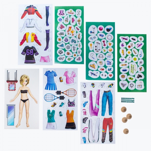 Набор Ранок Одевалка Fashion look Спортивный образ 486075